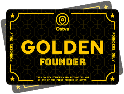Golden Founder card
